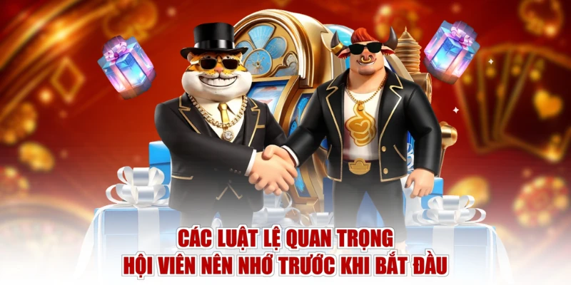 Các luật lệ quan trọng hội viên nên nhớ trước khi bắt đầu