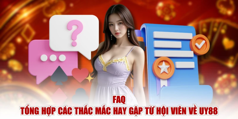 FAQ - Tổng Hợp Các Thắc Mắc Hay Gặp Từ Hội Viên Về UY88
