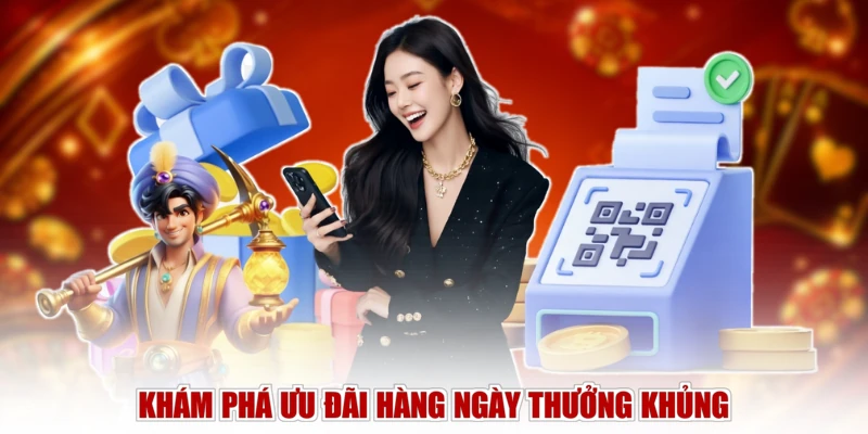 Khám phá ưu đãi hàng ngày thưởng khủng