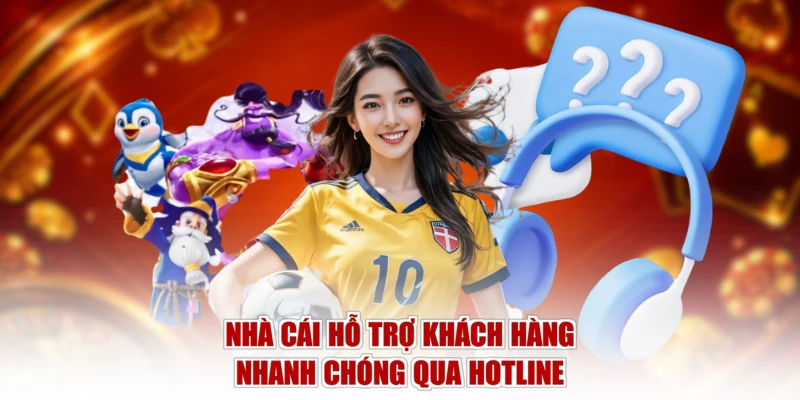 Nhà cái hỗ trợ khách hàng nhanh chóng qua hotline
