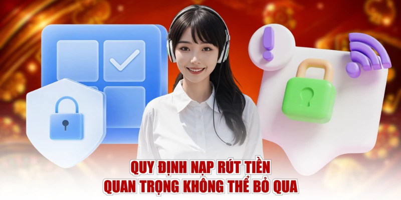 Quy định nạp rút tiền quan trọng không thể bỏ qua