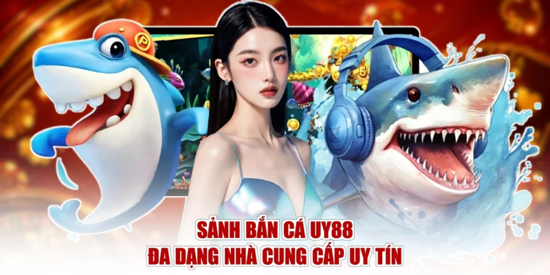 Sảnh bắn cá UY88 đa dạng nhà cung cấp uy tín